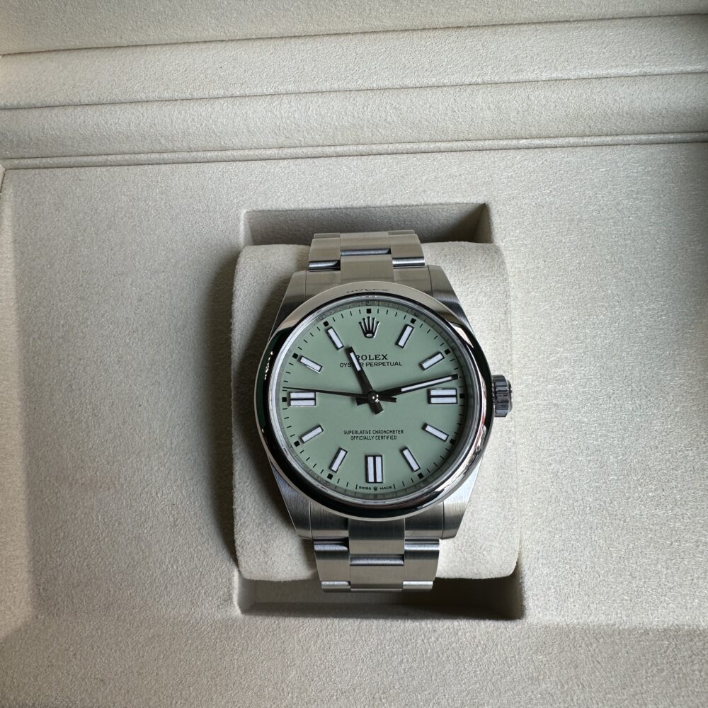Rolex Oyster Perpetual 41 Pistacchio