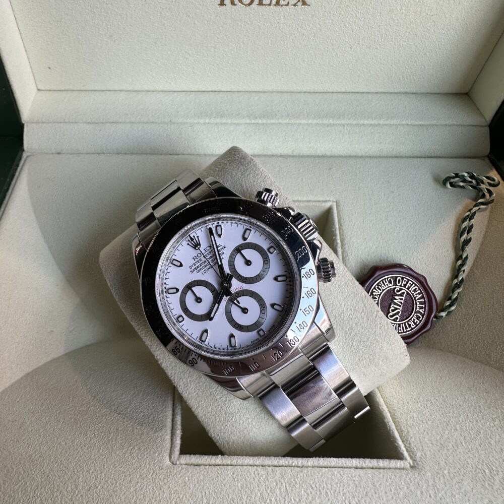 Rolex Daytona quadrante bianco