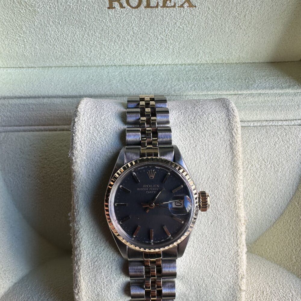 Rolex Datejust 26 oro/acciaio quadrante grigio