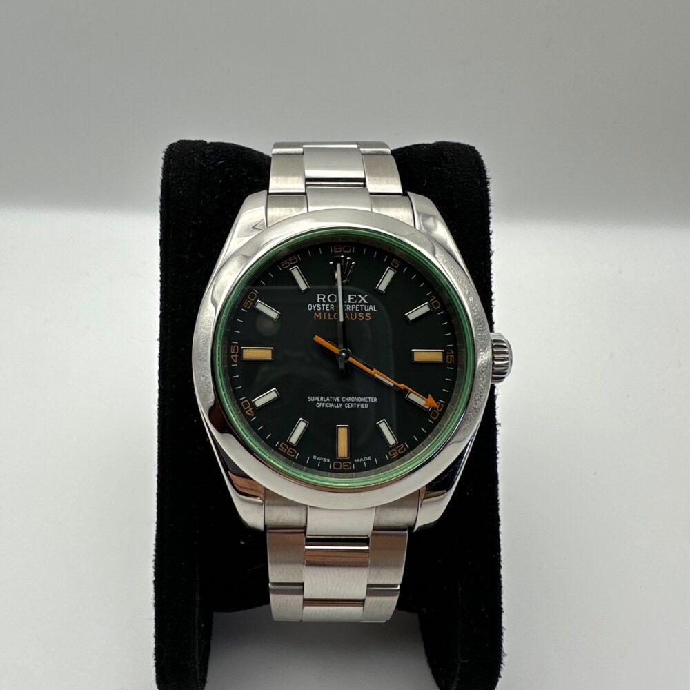 Rolex Milgauss vetro verde